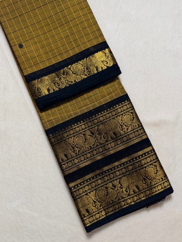 Vintage Premium Kanchi Cotton Saree