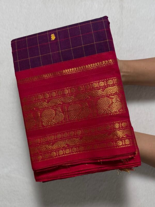 Vintage Premium Kanchi Cotton Saree