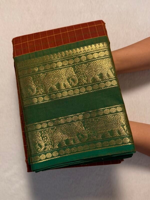 Vintage Premium Kanchi Cotton Saree