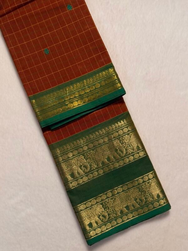 Vintage Premium Kanchi Cotton Saree