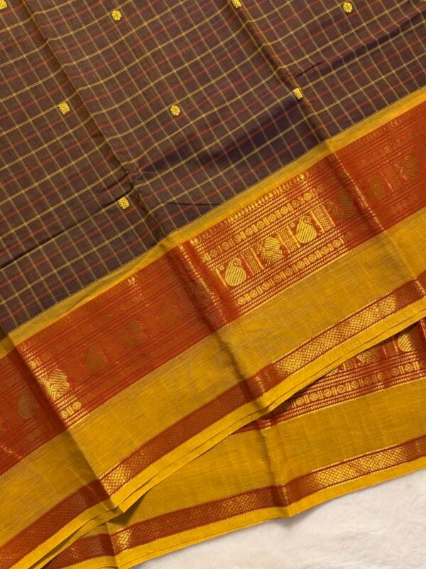 Vintage Premium Kanchi Cotton Saree