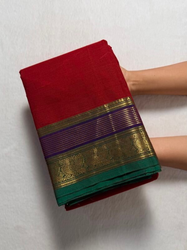 Premium Zari Kanchi Cotton Saree
