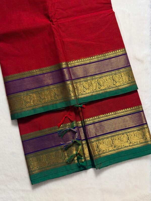 Premium Zari Kanchi Cotton Saree