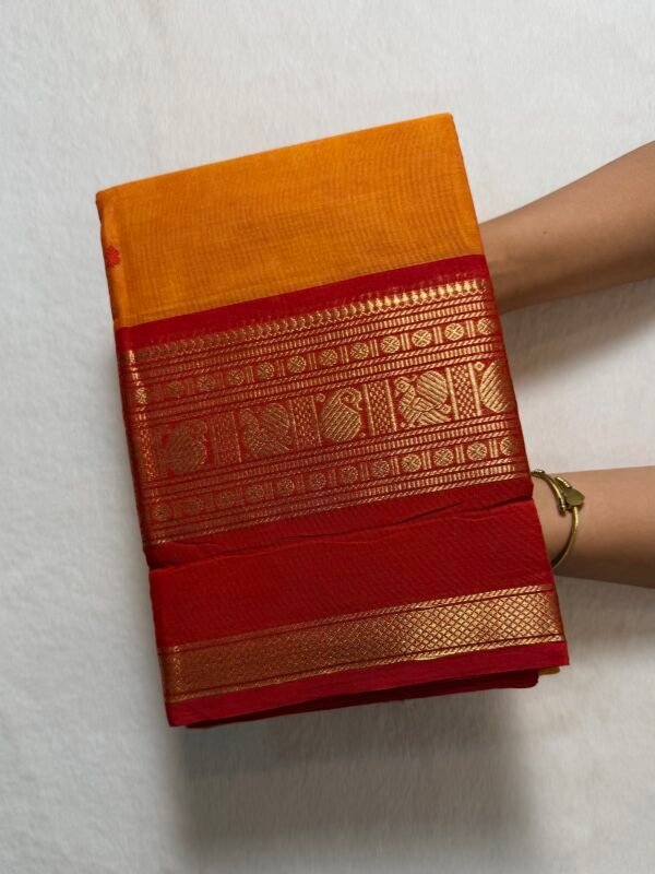 Premium Zari Kanchi Cotton Saree