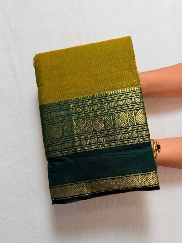 Premium Zari Kanchi Cotton Saree