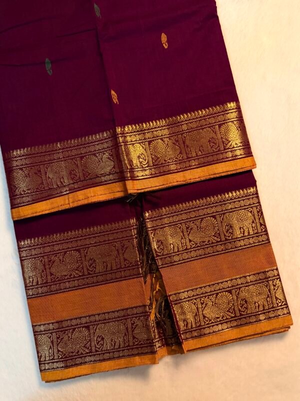 Premium Zari Kanchi Cotton Saree