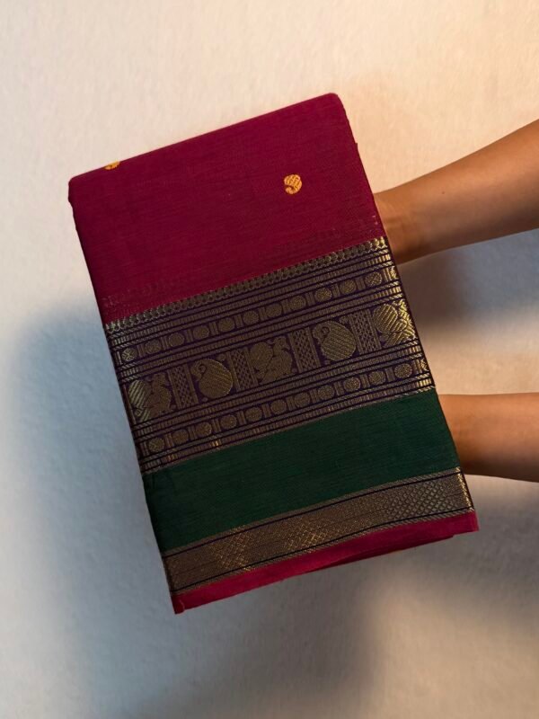 IMG_6661 Premium Zari Kanchi Cotton Saree