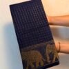 Traditional Madurai Sungudi Cotton Saree with Blouse Piece
