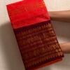 Traditional Madurai Sungudi Cotton Saree with Blouse Piece
