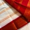 Traditional Madurai Sungudi Cotton Saree with Blouse Piece