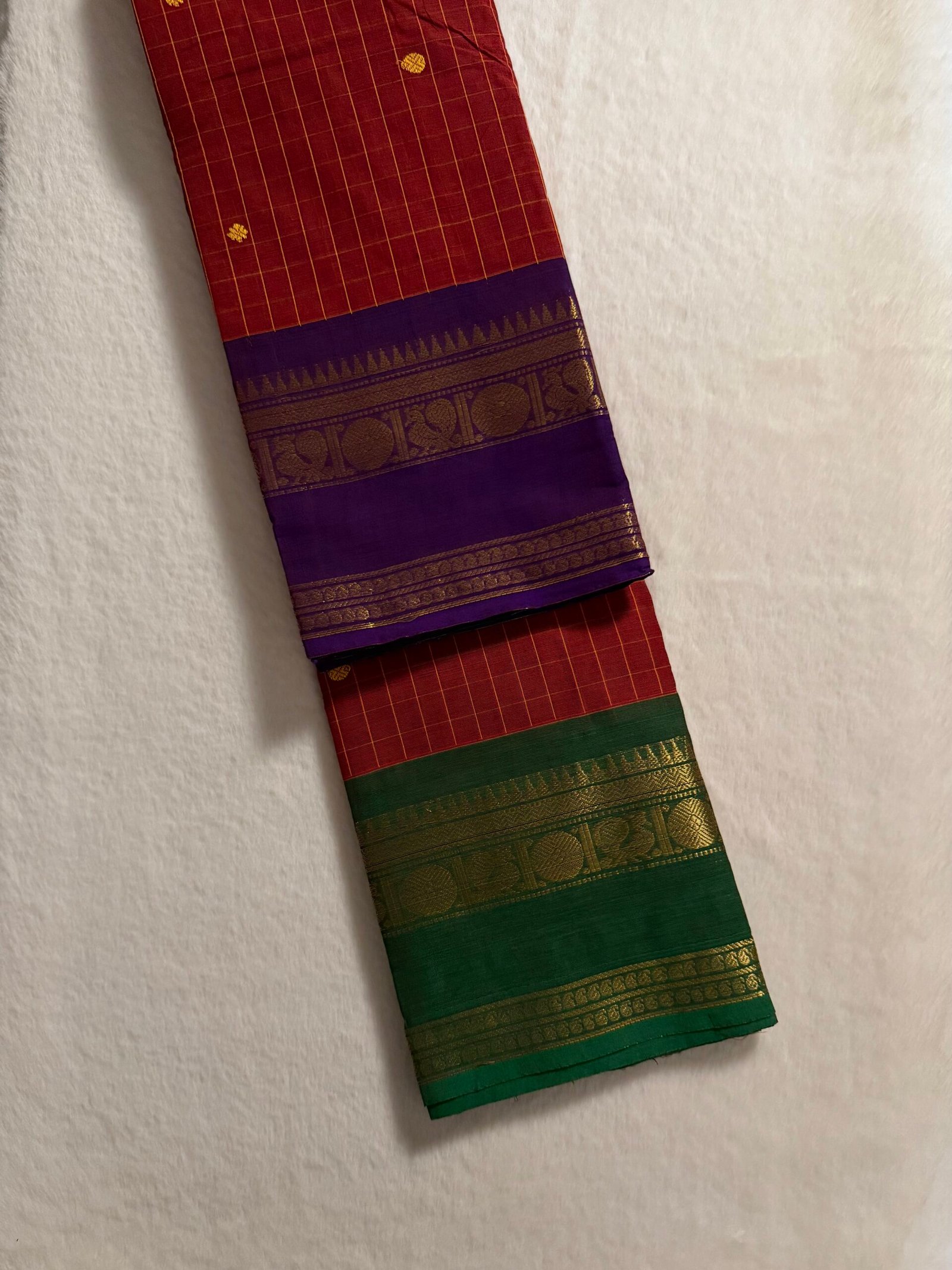 Vintage Premium Kanchi Cotton Saree