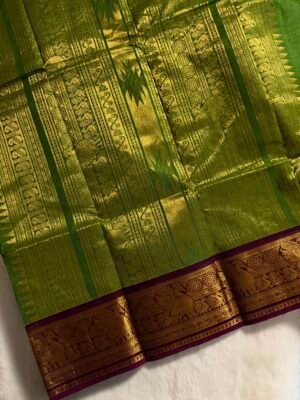 Grand Pallu Vintage Delux Kanchi cotton saree