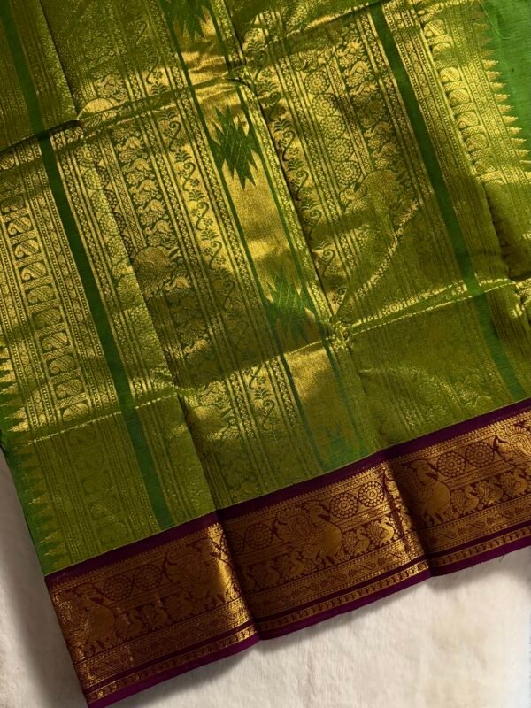 Grand Pallu Vintage Delux Kanchi cotton saree