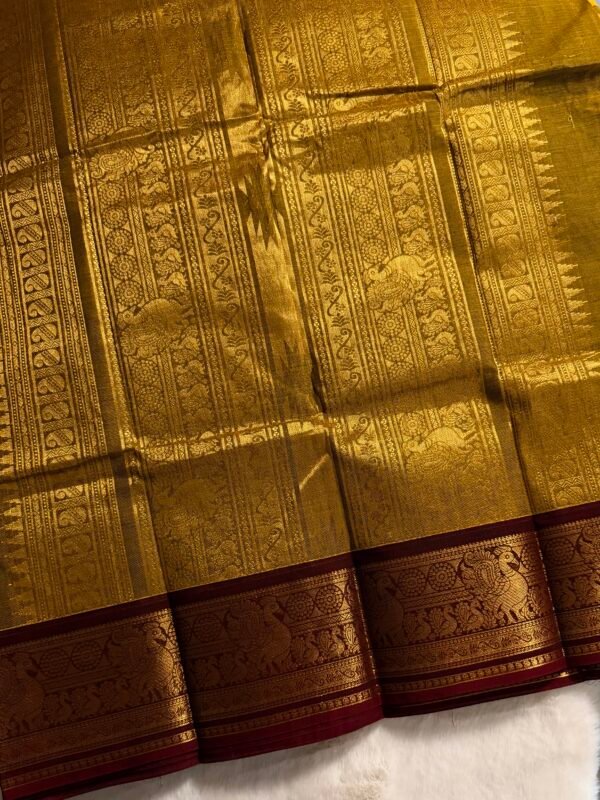 IMG_7604 Grand Pallu Vintage Delux Kanchi cotton saree