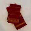 Traditional Madurai Sungudi Cotton Saree with Blouse Piece