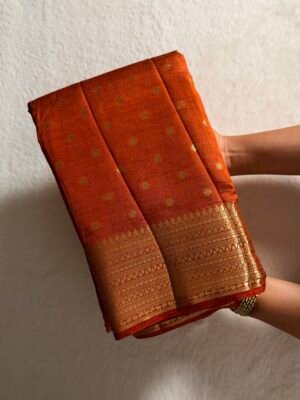 Premium Soft Double Tone Tusser Silk Saree