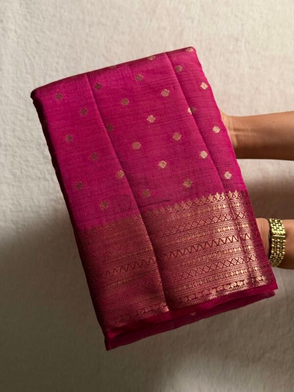 IMG_8195 Premium Soft Double Tone Tusser Silk Saree