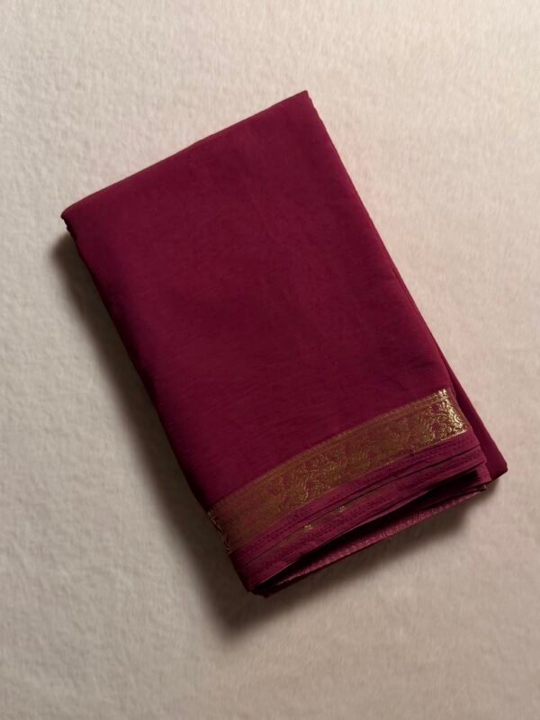 Mysore Crape Silk Saree