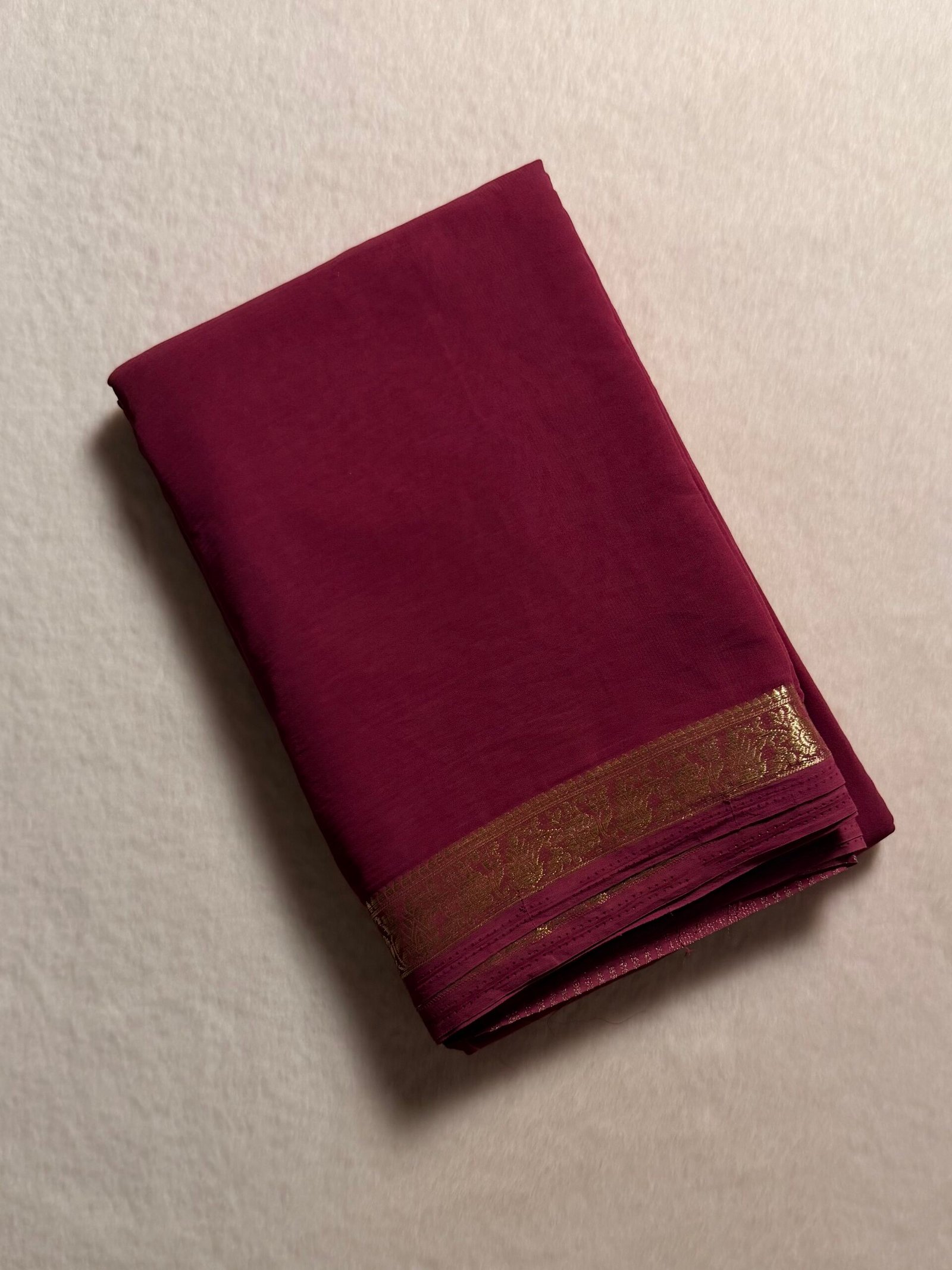 Mysore Crape Silk Saree