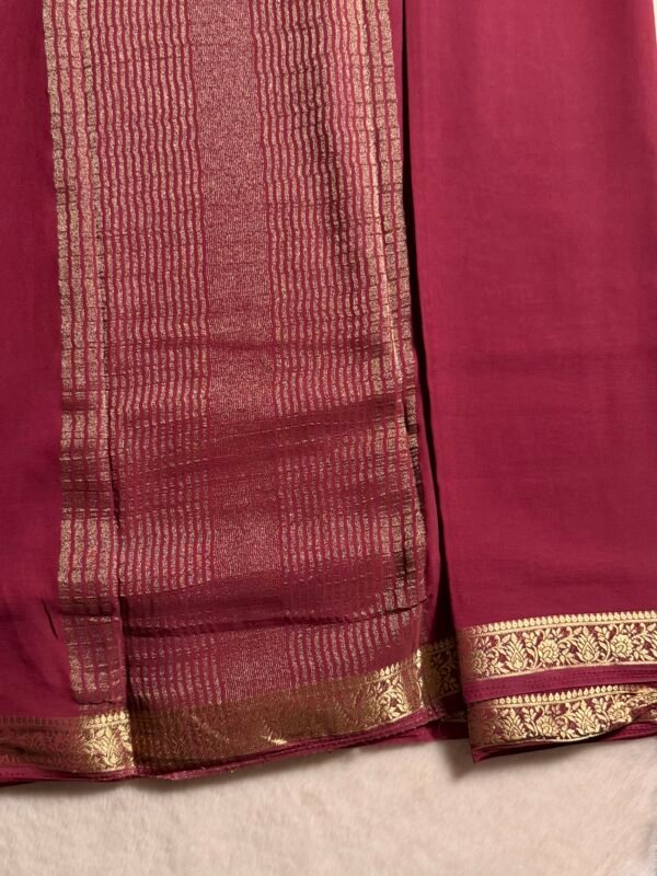 Mysore Crape Silk Saree