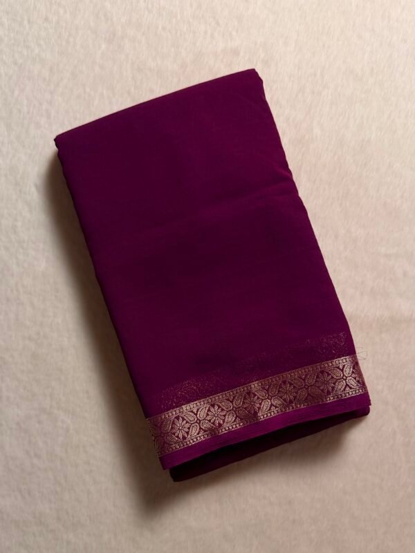 Mysore Crape Silk Saree