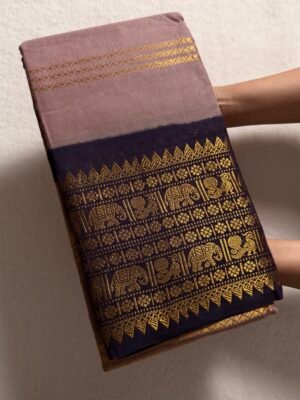 Traditional Madurai Sungudi Cotton Saree with Blouse Piece
