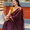 Traditional Madurai Sungudi Cotton Saree with Blouse Piece