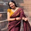 Traditional Madurai Sungudi Cotton Saree with Blouse Piece