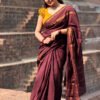Traditional Madurai Sungudi Cotton Saree with Blouse Piece