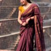 Traditional Madurai Sungudi Cotton Saree with Blouse Piece