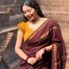 Traditional Madurai Sungudi Cotton Saree with Blouse Piece