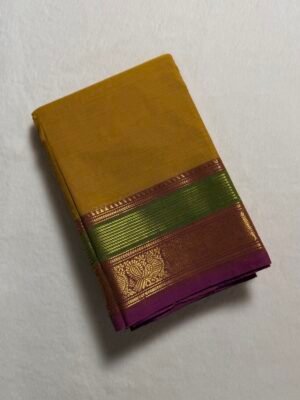 Premium Zari Kanchi Cotton Saree
