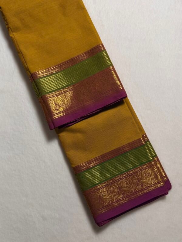 Premium Zari Kanchi Cotton Saree