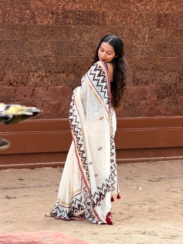 Kerala Traditional Mul Cotton Saree