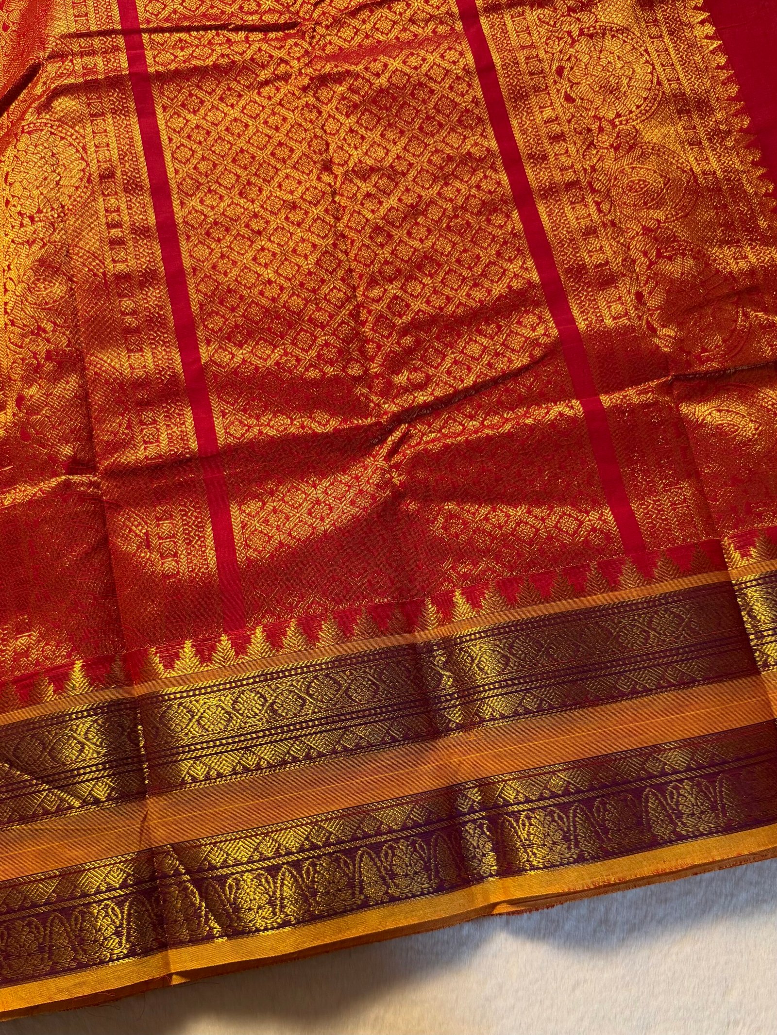 Grand Pallu Vintage Premium Kanchi Cotton Saree