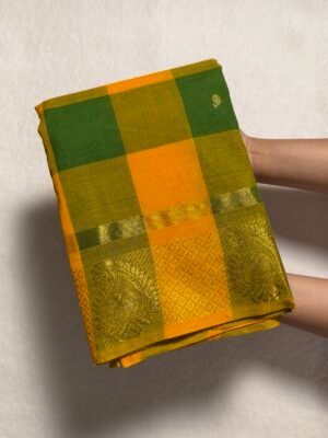 Madras Checks Premium Kanchi Cotton Saree