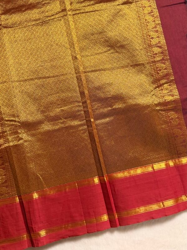 Grand Pallu Vintage Premium Kanchi Cotton Saree