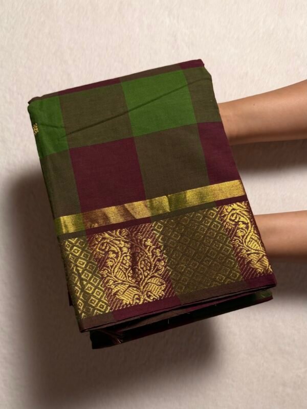 Madras Checks Premium Kanchi Cotton Saree