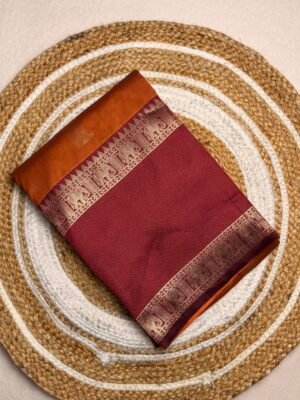Kanchipuram Style Premium Semi Silk Saree
