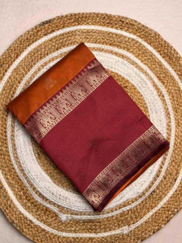 Kanchipuram Style Premium Semi Silk Saree
