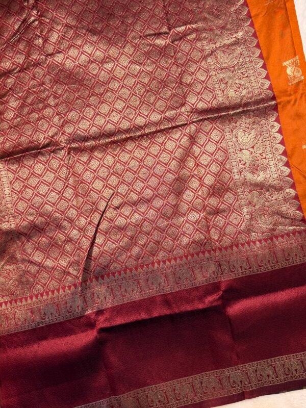 Kanchipuram Style Premium Semi Silk Saree