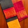 Traditional Madurai Sungudi Cotton Saree with Blouse Piece