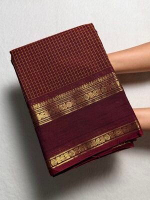 Vintage Premium Kanchi Cotton Saree