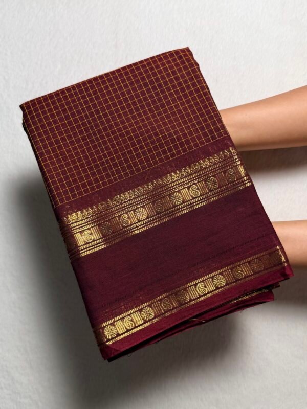 Vintage Premium Kanchi Cotton Saree