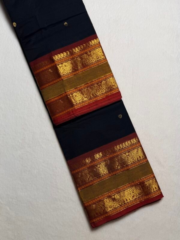 Kshetra Premium Zari Kanchi Cotton Saree