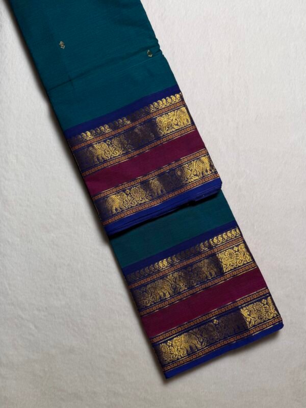 Kshetra Premium Zari Kanchi Cotton Saree