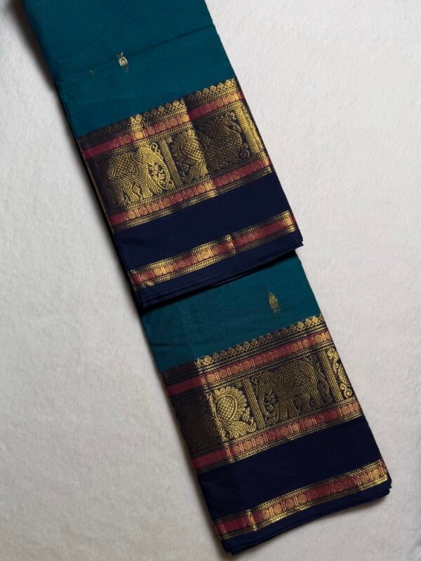 Kshetra Premium Zari Kanchi Cotton Saree