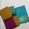 Traditional Madurai Sungudi Cotton Saree with Blouse Piece