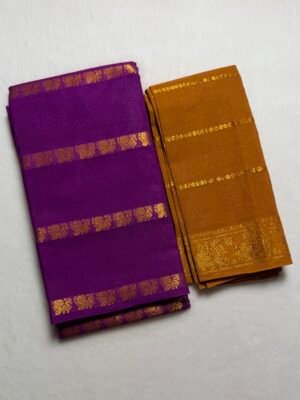Traditional Madurai Sungudi Cotton Saree with Blouse Piece