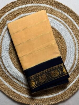 Traditional Madurai Sungudi Cotton Saree with Blouse Piece